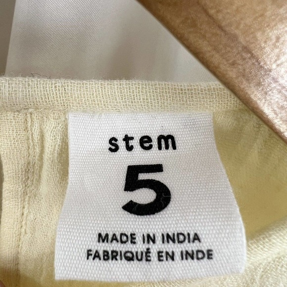 Stem Yellow Ruffle Top 5‎ New - Picture 4 of 4
